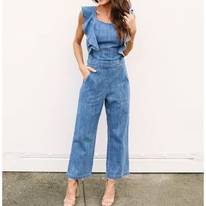 Farrah denim jumpsuit